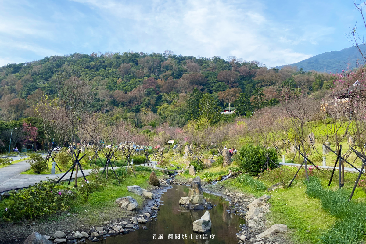 陽明山「陽明公園」－輕鬆賞櫻步道與花鐘陽明十景