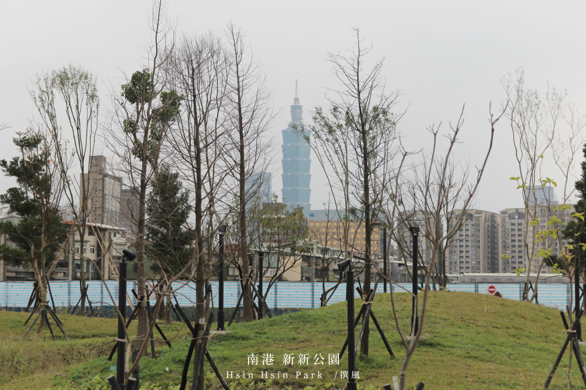 新新公園看見台北101