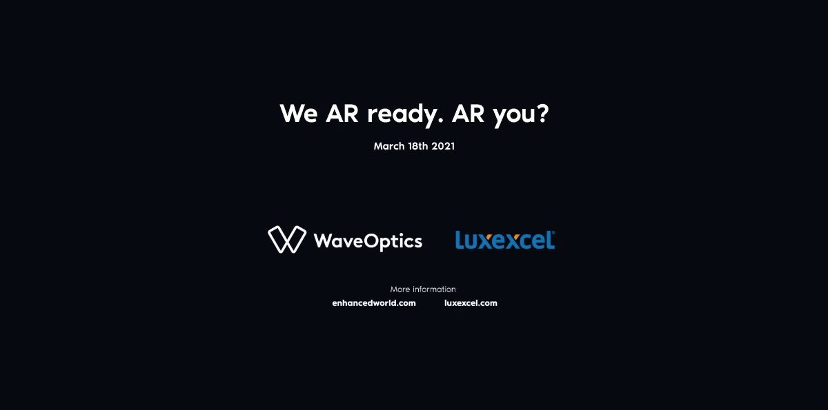 新聞／Luxexcel宣布與WaveOptics合作開發3D列印緊湊型AR眼鏡