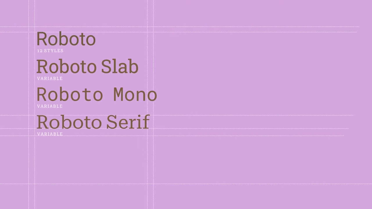 【免費字型】Roboto Serif｜Google釋出可免費商用的開源襯線字型，介於黑體與線代襯線體的簡約感