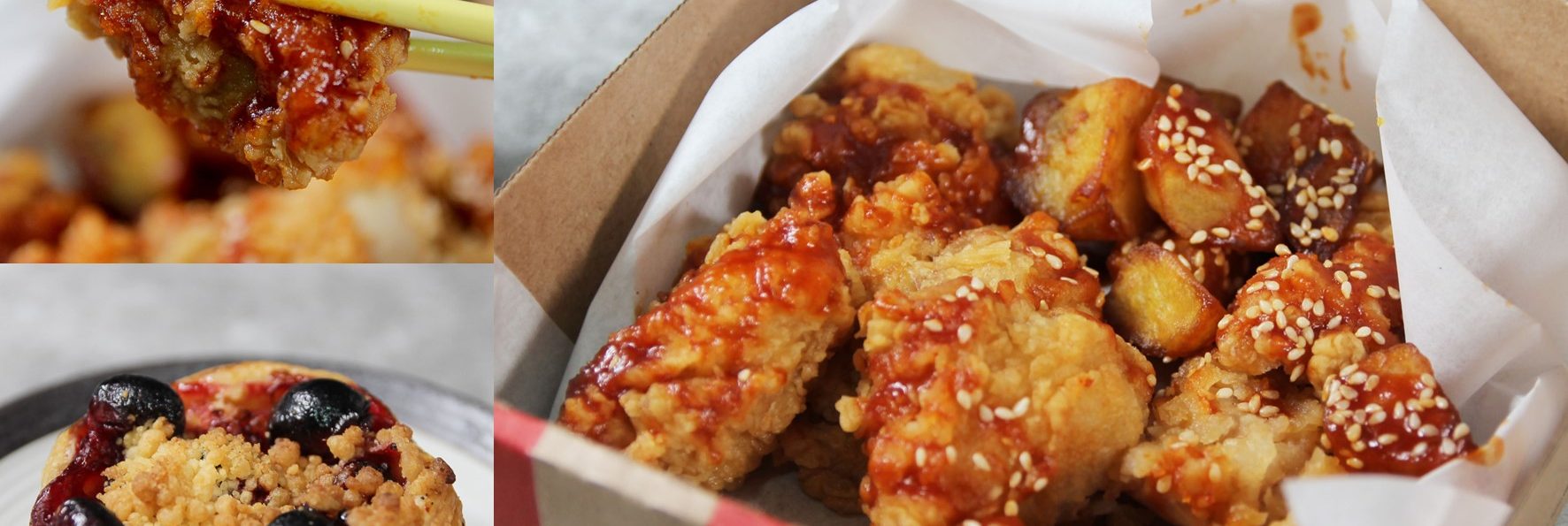 肯德基「韓辛甜薯無骨大口脆雞」好吃嗎？肯德基韓式炸雞記得搭配優惠券！