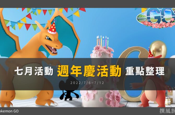 Pokemon GO「週年慶活動和對戰週末」重點整理！蛋糕裝扮的皮卡丘和戴著派對帽的小火龍可愛亮相！