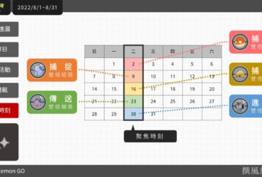 Pokemon GO「聚焦時刻」整理：每週二晚上額外獎勵抓好好滿