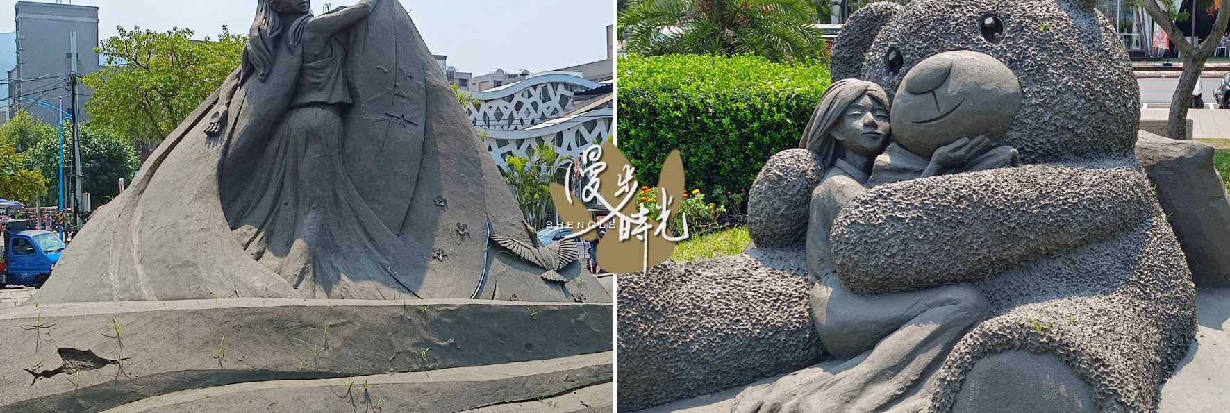 「2022八里城市沙雕展」行程攻略！超可愛熊抱沙雕必拍，後疫情時代結合希望與勇氣的水岸藝術（延長至11/13）