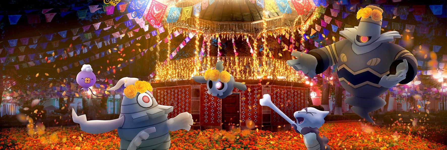 Pokemon GO「Día de Muertos（2022亡靈節）」重點整理：捕捉糖果加倍！戴著花冠的夜巡靈特色登場