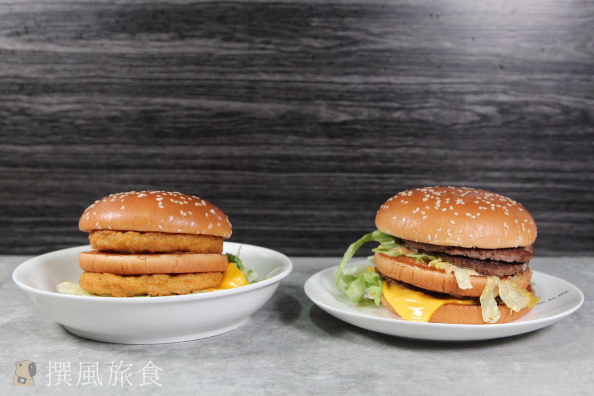 麥當勞「無敵大麥克」與「香鷄大麥克」好吃嗎？2款大漢堡一口咬不下去，搭配買一送一好滿足