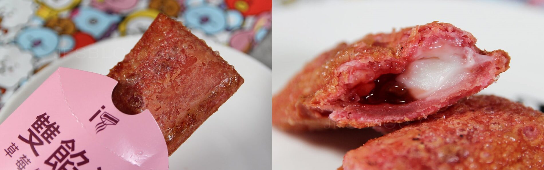 麥當勞「草莓優格雙餡派」好吃嗎？粉色脆皮一口咬下草莓優格熔岩爆出