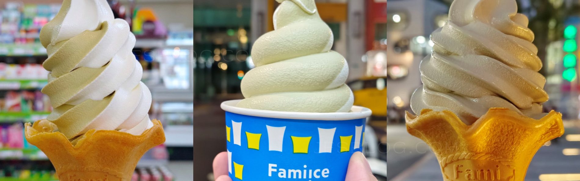 全家「再睡5分鐘霜淇淋」焙茶麥麥、四季金萱、棉被厚奶蓋：3款大人系霜淇淋好吃嗎？