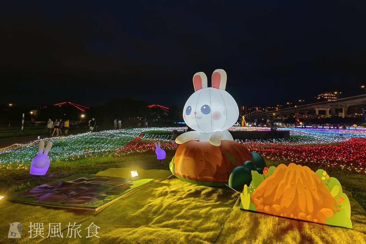「2023新北河濱蝶戀季」板橋河濱公園夏季燈會！37天的河岸燈光秀