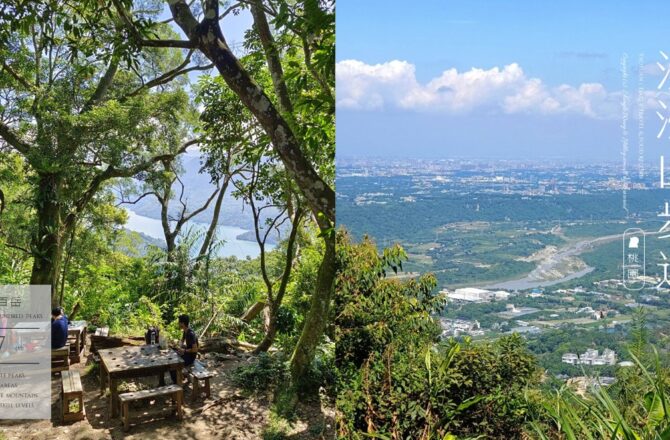 「溪洲山步道」桃園小百岳，傍石門水庫而行的2公里稜線微挑戰路線