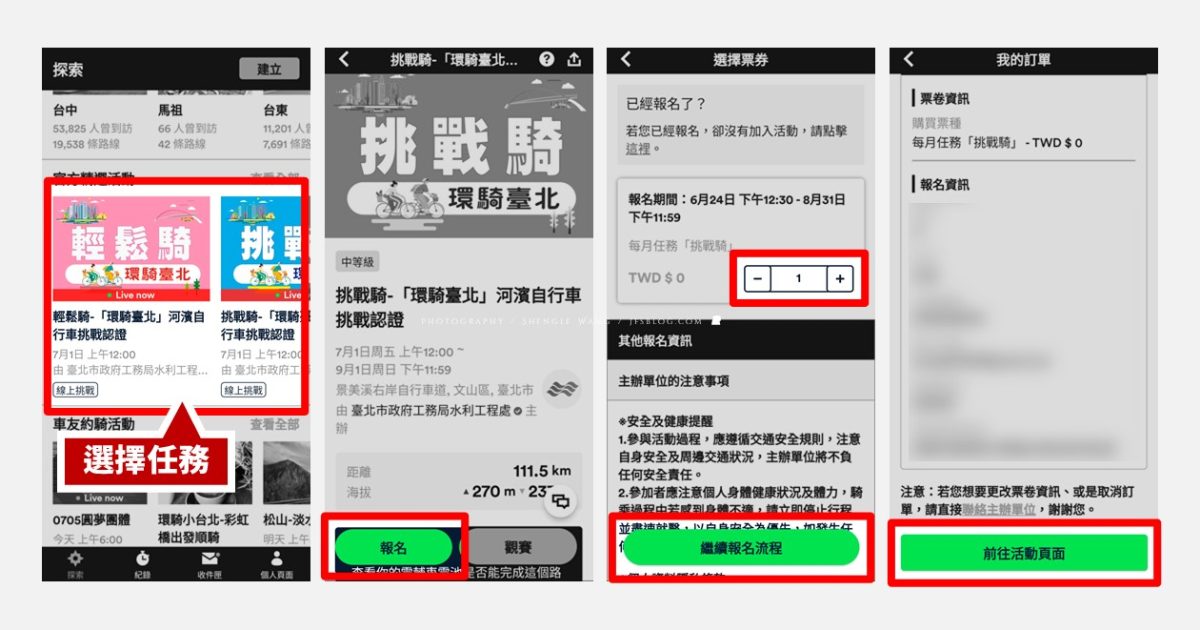 環騎台北：活動方式、獎勵項目、APP操作、周邊景點