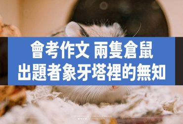 114年國中會考作文題「兩隻倉鼠」 足見出題者活在象牙塔的浪漫與無知