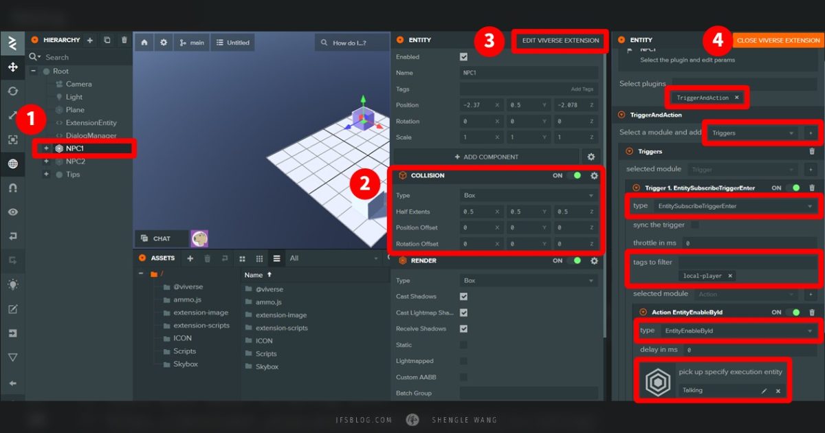 [PlayCanvas + VIVERSE] 一次性 NPC 對話框